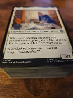 MTG Spider-Man Complete Common & Uncommon Set 114 Cards + 6 Lands Non-Foil - Image 2