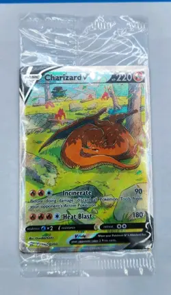 Factory sealed Charizard V Vstar VMAX SWSH260 SWSH261 & SWSH262 UPC Promo Cards - Image 3