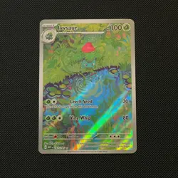 Ivysaur 167/165 Scarlet Violet 151 Art Rare Pokemon Card - Near Mint - Image 1