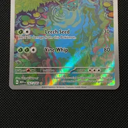 Ivysaur 167/165 Scarlet Violet 151 Art Rare Pokemon Card - Near Mint - Image 3