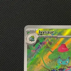 Ivysaur 167/165 Scarlet Violet 151 Art Rare Pokemon Card - Near Mint - Image 5