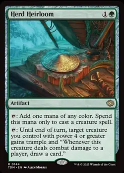MTG Herd Heirloom Rare 0144 NM - Tarkir: Dragonstorm - Image 1
