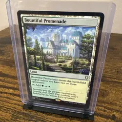 MTG Commander Legends Battle for Baldur's Gate Bountiful Promenade NM - Image 1