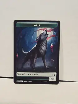 Wolf Token Innistrad: Midnight Hunt Regular - Image 1