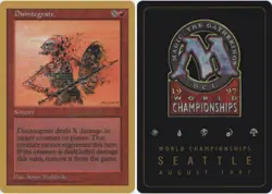 Disintegrate - Janosch Kuhn - 1997 ~ Moderately Played World Championship B MTG - Image 1