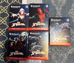 SDCC 2025 Magic the Gathering x Spider-Man Complete Welcome Deck Set (5 Decks) - Image 1