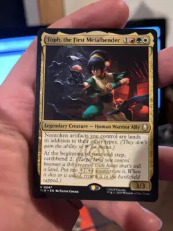Toph, the First Metalbender - MTG: Avatar - NM/M Pack Fresh In Hand & Ready!! - Image 1