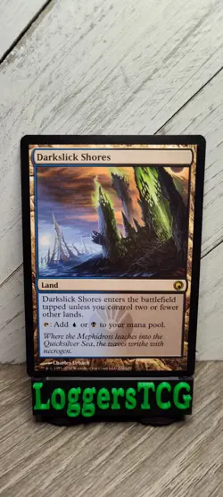 MTG Darkslick Shores / Scars of Mirrodin 226/249 Mythic NM - Image 1