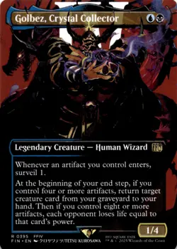 MTG Golbez, Crystal Collector (Borderless) Normal NM FINAL FANTASY Magic 395 - Image 1