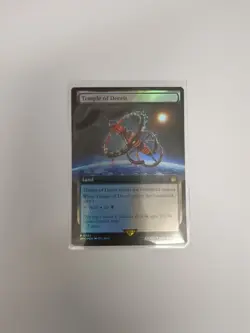 MtG Doctor Who Temple Of Deceit Foil Extended Art R 0524 Magic Gathering - Image 1