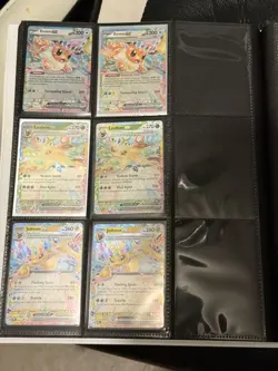 Pokemon TCG Prismatic Evolutions EEVEELUTION EXs LOT OF 17 - Image 1