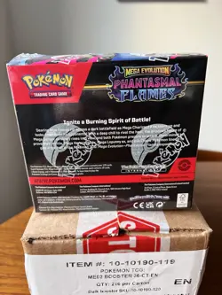 Pokemon TCG - Phantasmal Flames Sealed Booster Display Box With Empty Case - Image 4