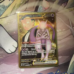 Pokemon TCG Team Rockets Mewtwo EX #240/182 SV Destined Rivals Hyper Rare Holo - Image 1