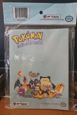FACTORY SEALED 1999 POKEMON ACTION FLIPZ LENTICULAR COLLECTION ALBUM ARTBOX New - Image 2