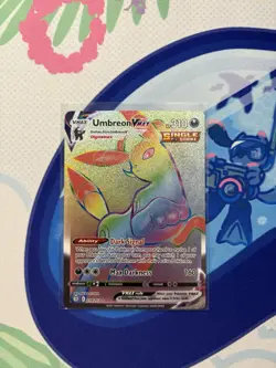 Pokemon TCG Umbreon VMAX 214/203 Evolving Skies Rainbow Secret Rare NM - Image 1
