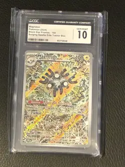 Magneton SVP 159 - CGC Gem Mint 10 - Surging Sparks ETB Promo- Pokemon TCG 2024 - Image 1