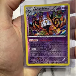 Chandelure Rev Holo XY Phantom Forces Pokemon LP+ Reverse 43/119 Nintendo TCG - Image 1