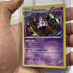 Pokemon Chandelure 43/119 XY - Phantom Forces Holo Pokemon Nintendo Rare LP+ - Image 2