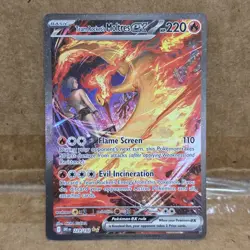 Team Rockets Moltres 229/182 SIR Destined Rivals Pokemon PACKED FRESH NM COND - Image 1
