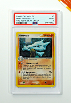 Pokemon PSA 9 Marowak #7 Holo EX FireRed & LeafGreen 2004 English - Image 1