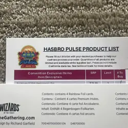 2025 SDCC Secret Lair A Devastation of Dragons Roadshow Rainbow Foil Exclusive - Image 4