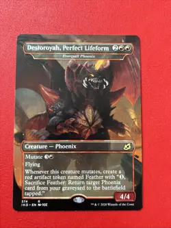 MTG - Destoroyah, Perfect Lifeform Everquill Phoenix Rare - Ikoria #374 LP - Image 1