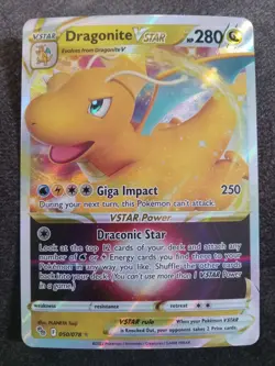2022 Pokemon Go - Dragonite VStar #50/78 - Rare - Image 1