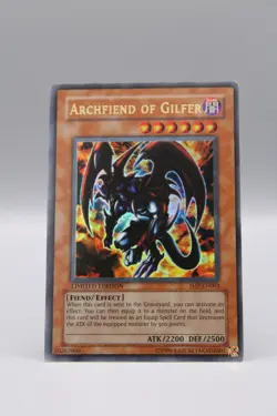 Yu-Gi-Oh! Archfiend Of Gilfer JMP-EN003 Ultra Rare Limited Edition - Image 1