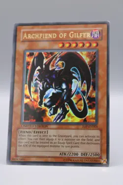 Yu-Gi-Oh! Archfiend Of Gilfer JMP-EN003 Ultra Rare Limited Edition - Image 3