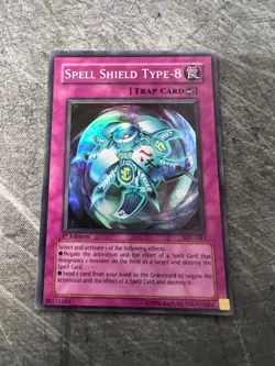 Yugioh Spell Shield Type-8 MFC-043 1st Edition Super Rare LP - Image 1