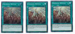 Crusadia Revival - CYHO-EN054 - Super Rare - 1st Edition x3 - Image 1