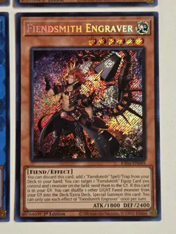 Fiendsmith Engraver + Fiendsmith's Requiem MP25 Secret Rare Yugioh Set + BONUS - Image 3