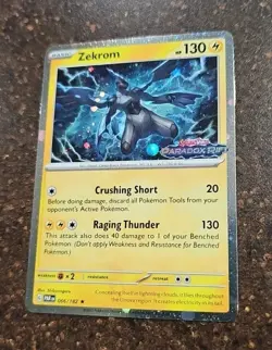 Zekrom 066/182 Paradox Rift Stamped Promo Pokemon Card Holo NM - Image 3