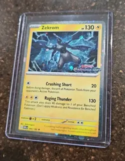 Zekrom 066/182 Paradox Rift Stamped Promo Pokemon Card Holo NM - Image 5