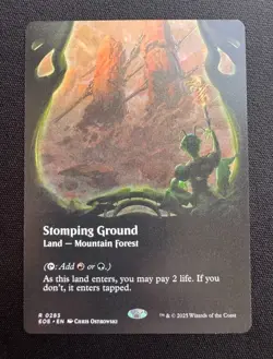 Stomping Ground - Borderless Non-Foil - MTG #283 - Edge of Eternities NM - Image 1
