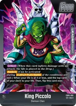 King Piccolo FB06-095 L Dragon Ball Super Fusion World Rivals Clash FB06 Card NM - Image 1