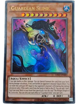 Yu-Gi-Oh! Guardian Slime LED7-EN003 Holo Trading Card T2750 D1 - Image 1