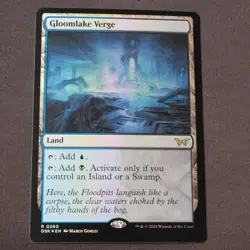 Gloomlake Verge FOIL MTG Duskmourn Rare 260 NM - Image 1