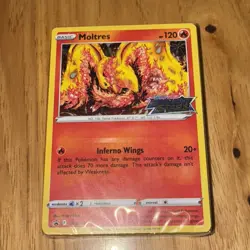 Pokemon - Moltres Stamped Holo - SWSH185 - Brilliant Stars Promo Deck - Sealed - Image 1