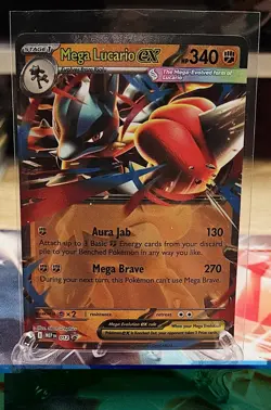 Mega Lucario ex 012 Me: Mega Evolution Promo Holo Pokemon TCG - Image 3