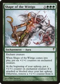 1x Shape of the Wiitigo - Coldsnap - NM - Italian - MTG - Image 3