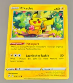 Pikachu # 052/196 Common Verlorener Ursprung 2022 SWSH11 Pokemon Deutsch Mint - Image 1