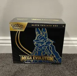 Mega Evolutions ETB Elite Trainer Box Mega Lucario FACTORY SEALED Pokemon TCG - Image 1