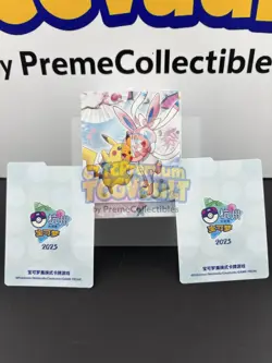2025 In Stock Pokemon Hangzhou Masters Deck Storage Box Pikachu & Sylveon - Image 5