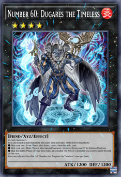 Number 60: Dugares the Timeless RA02-EN037 Super Rare 1st Edition NM Yugioh - Image 1
