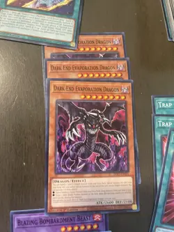 Yugioh 3x Dark End Evaporation Dragon INFO-EN011 Common 1st Ed - Image 1