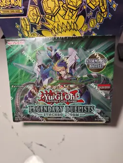 YuGiOh Legendary Duelists Synchro Storm Booster Box TCG BRAND NEW FACTORY SEALED 4012927849293 - Image 1