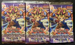 Yugioh 1x HEAVY Labyrinth of Nightmare 1st Edition Booster Pack Sealed - Image 1