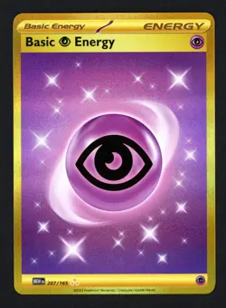 Psychic Energy 207/165 Shiny Pokemon Card 151 Hyper Rare Pokemon TCG - Image 1
