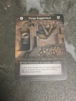 Sorcery Contested Realm Alpha Purge Juggernaut - Elite Non Foil! Copy #2 - Image 1